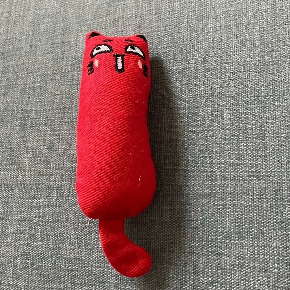 Gently Used Red Cat Catnip Toy